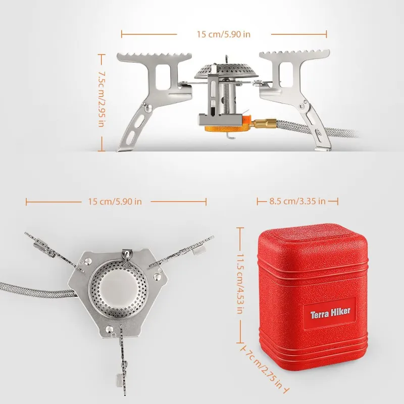 3 Peaks Portable Camping Gas Stove-2